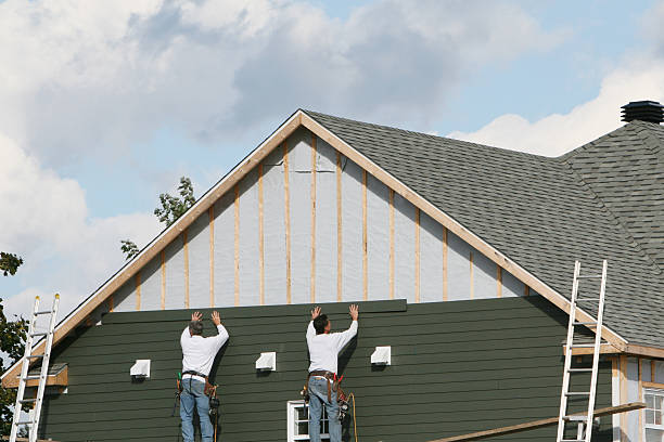 Professional Siding Replacement technician working in McDonough, GA